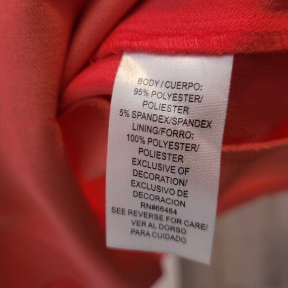 Sandra Darren Pastel Colorblock Career Dress Sz 6 Pastels Feminine Career Modest - Picture 6 of 10